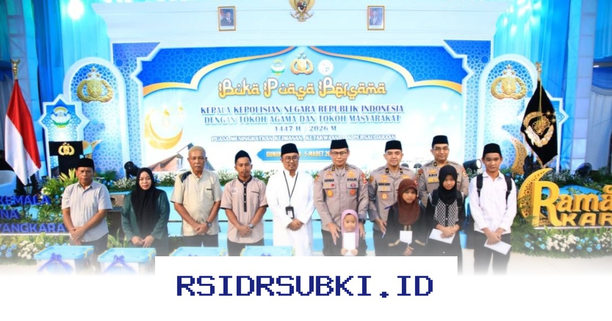 Polri Gelar Buka Puasa Bersama Warga Gunung Sindur, Pembangunan SMA Kemala Taruna Bhayangkara Bogor Capai 60 Persen!